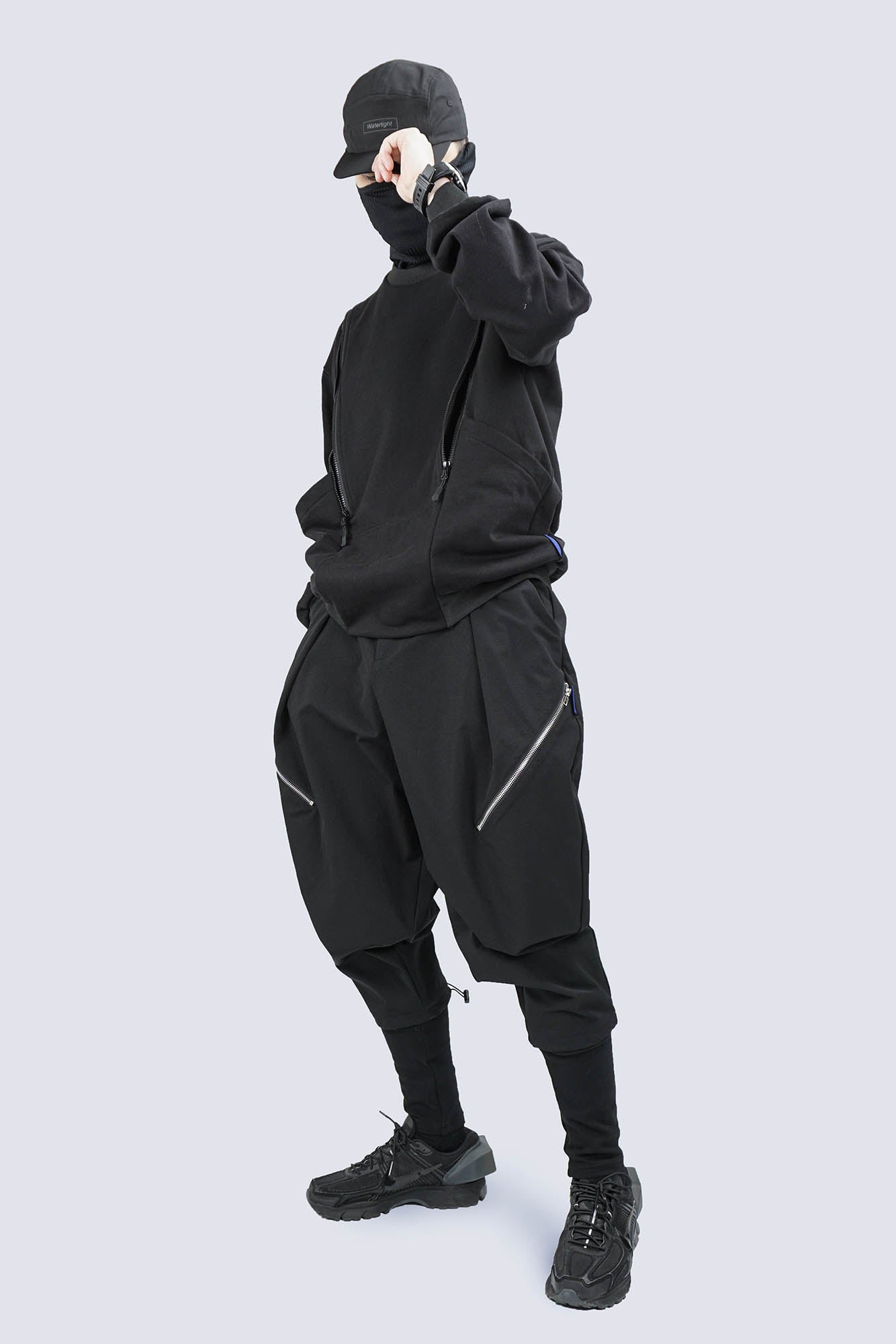 SILENSTORM Deconstructed Zip-Up Sweatshirt