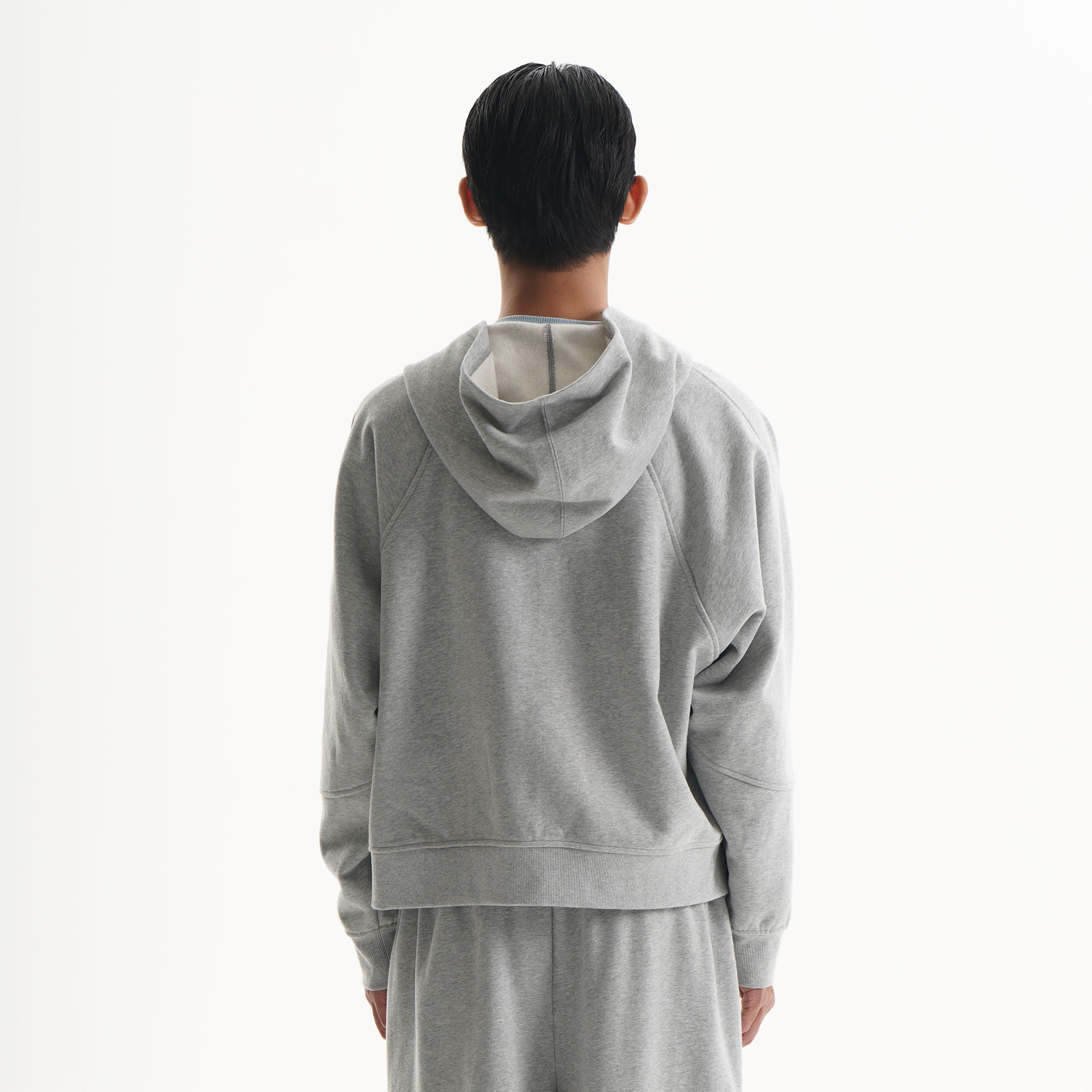 ORAL UTOPIA Fleece-Lined Raglan Hooded Jacket