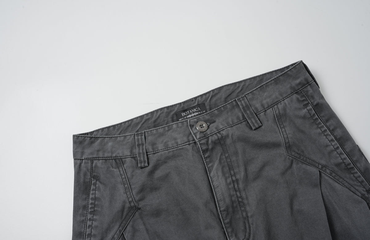BOTANICA Double-Pleat Cotton Cargo Pants