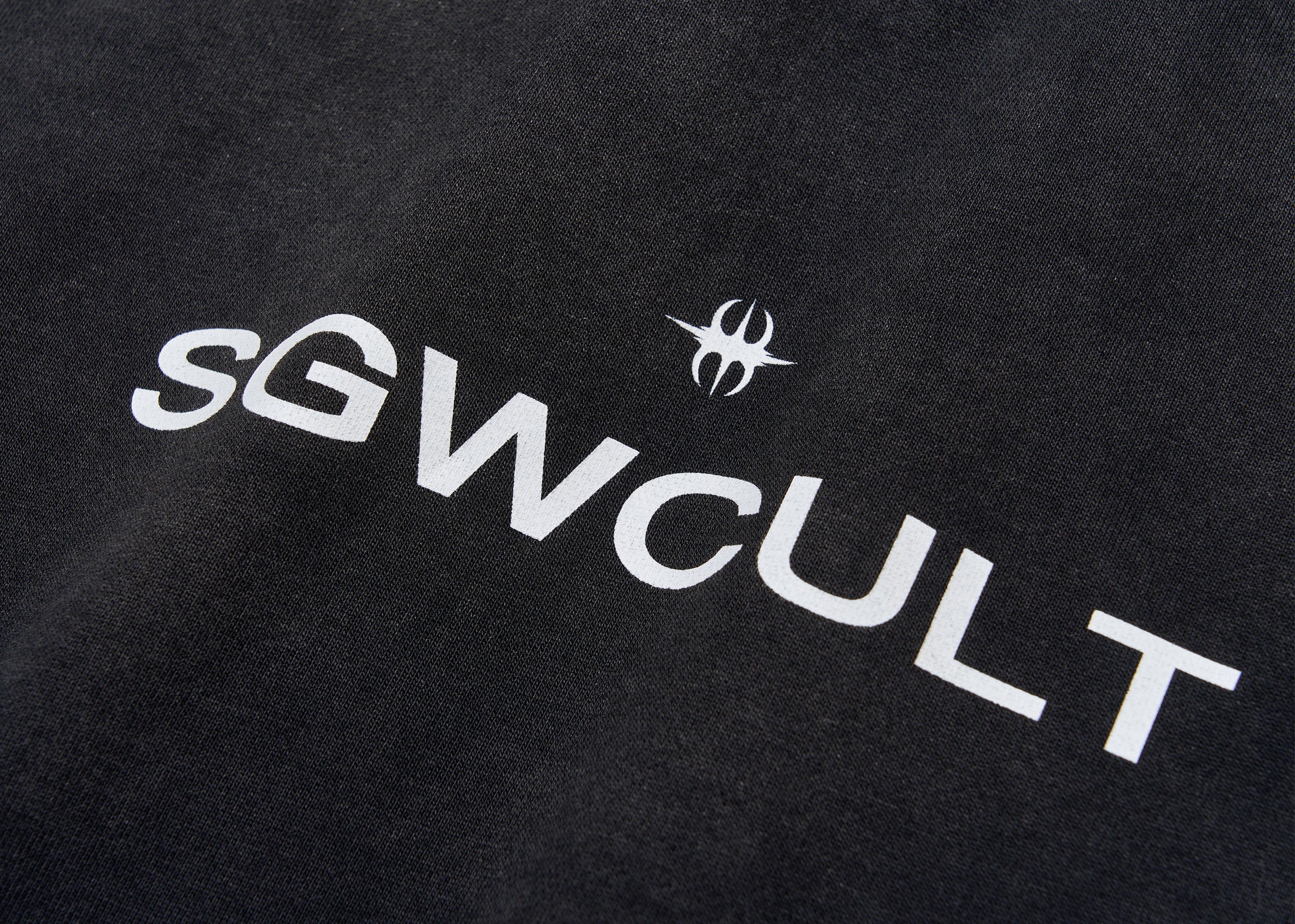SAVAGEGROWTHWORLD Athletic Distressed Patch Sweatshirt