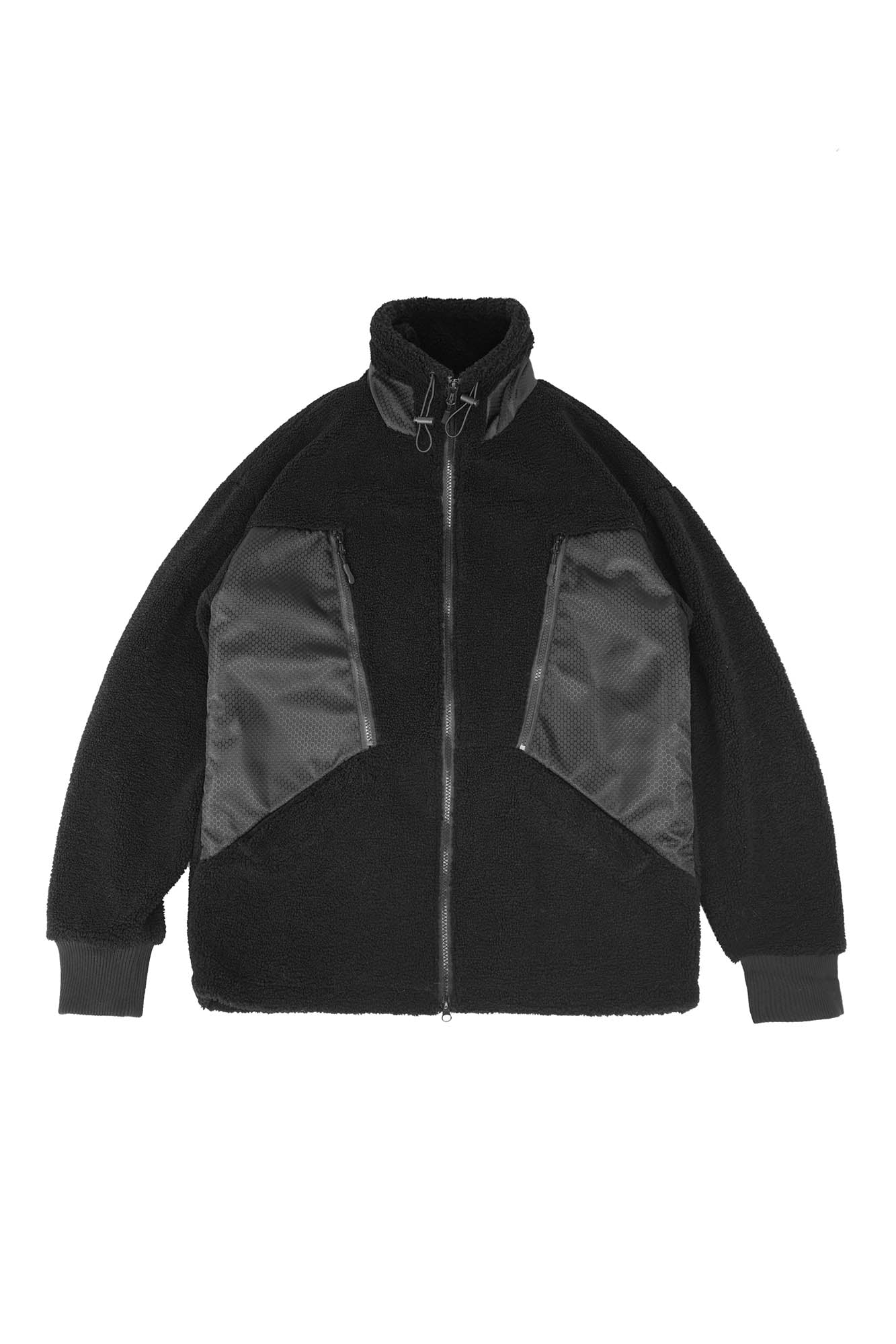 SILENSTORM Sherpa Paneled Utility Jacket, premium urban and streetwear designers apparel on PROJECTISR.com, SILENSTORM