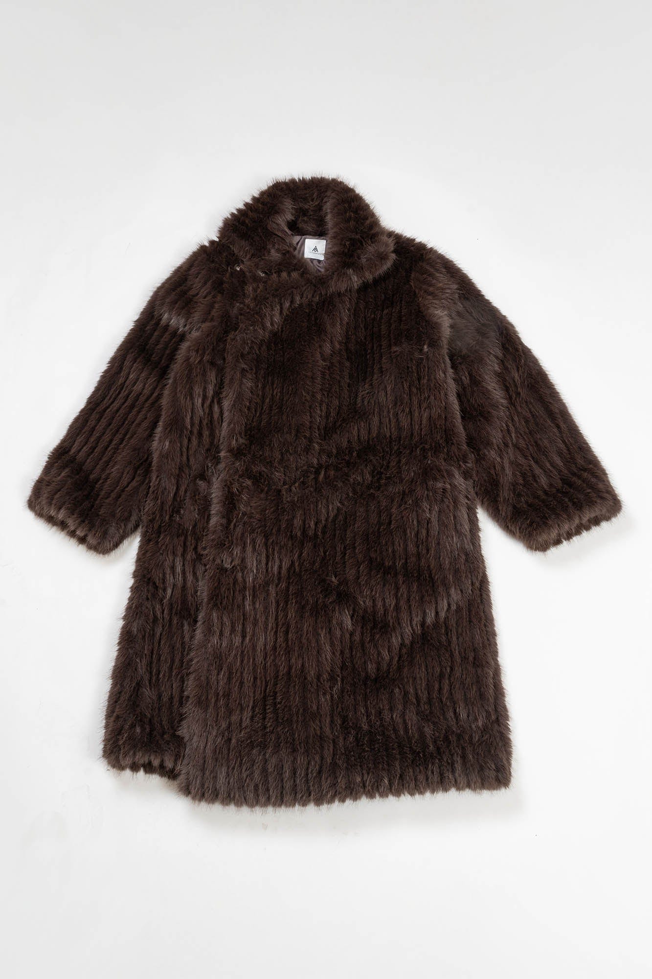 KADAKADA Plush Faux Fur Long Coat