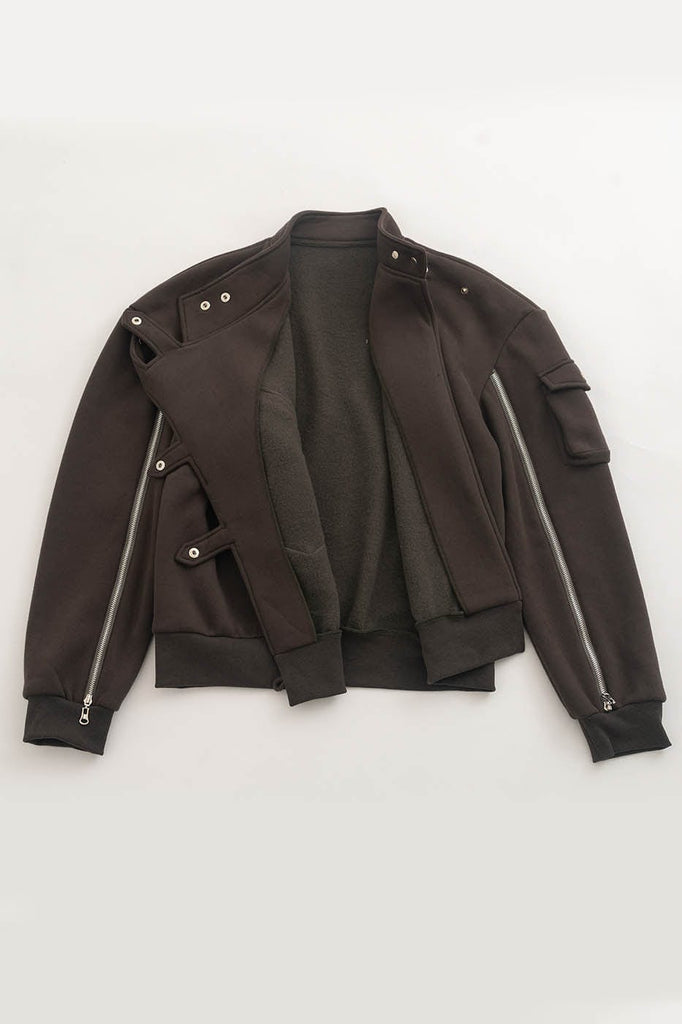 KADAKADA Modern Military Buttoned Big-Pocket Zipper Jacket, premium urban and streetwear designers apparel on PROJECTISR.com, KADAKADA
