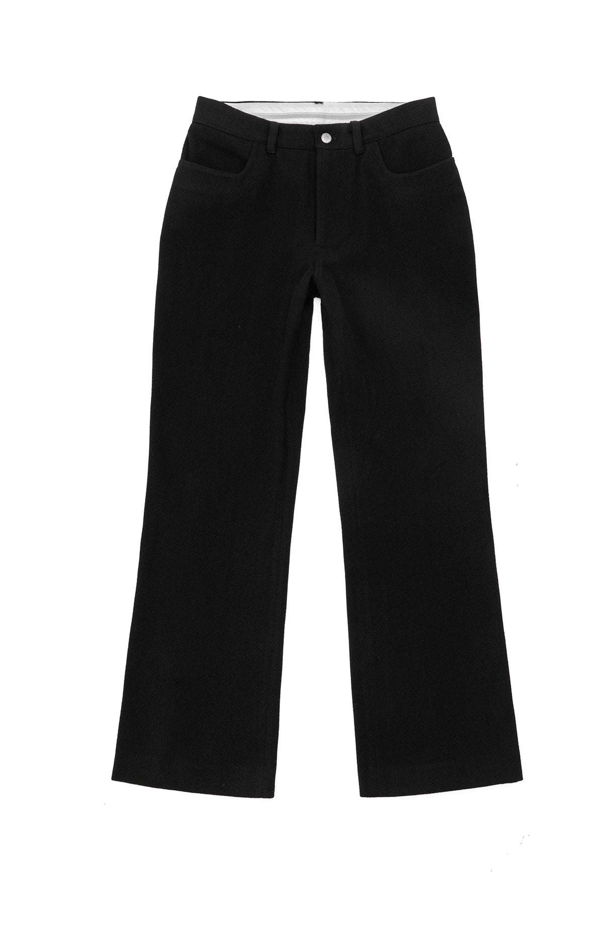 IN EXISTENCE Retro Slim Flared Trousers