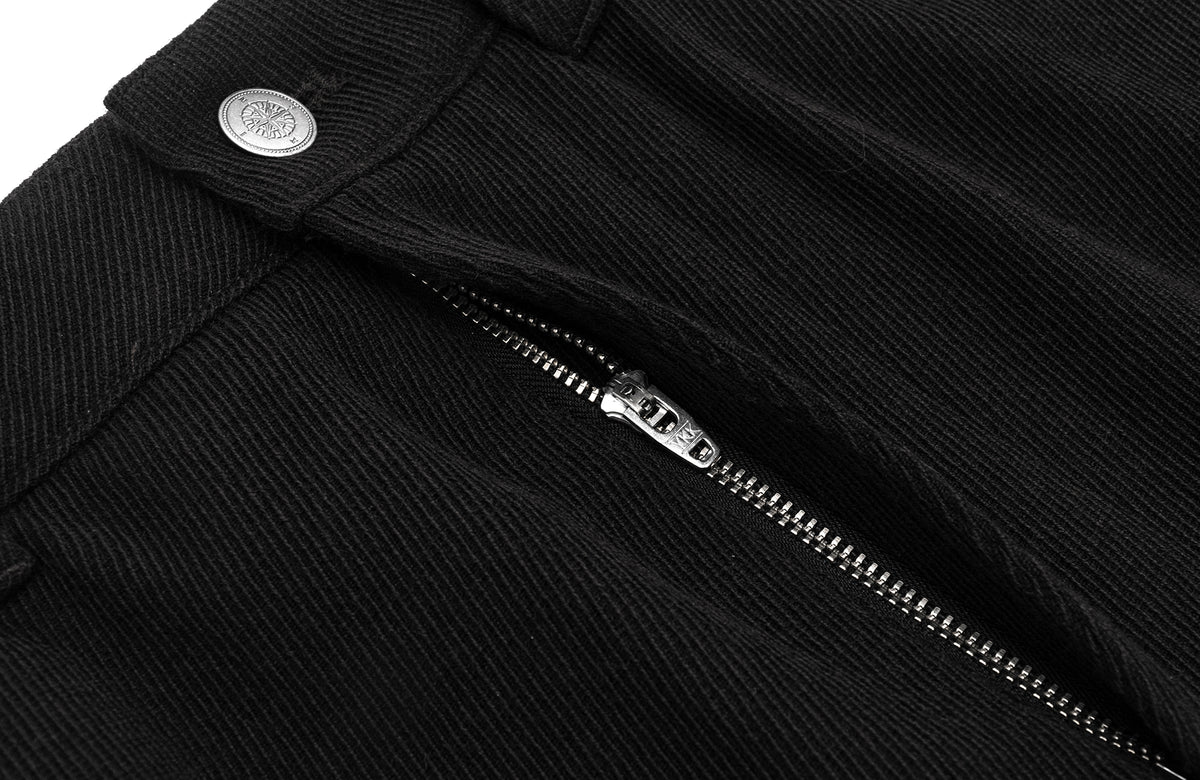 IN EXISTENCE Retro Slim Flared Trousers