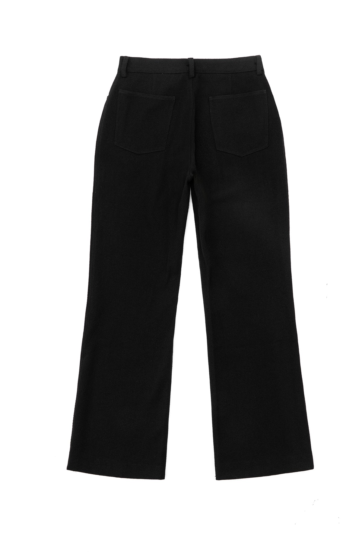 IN EXISTENCE Retro Slim Flared Trousers