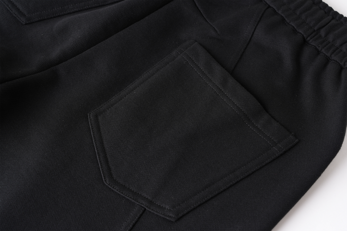 ORGANIC EMOTION Asymmetrical Spliced Drawstring Wide-Leg Pants
