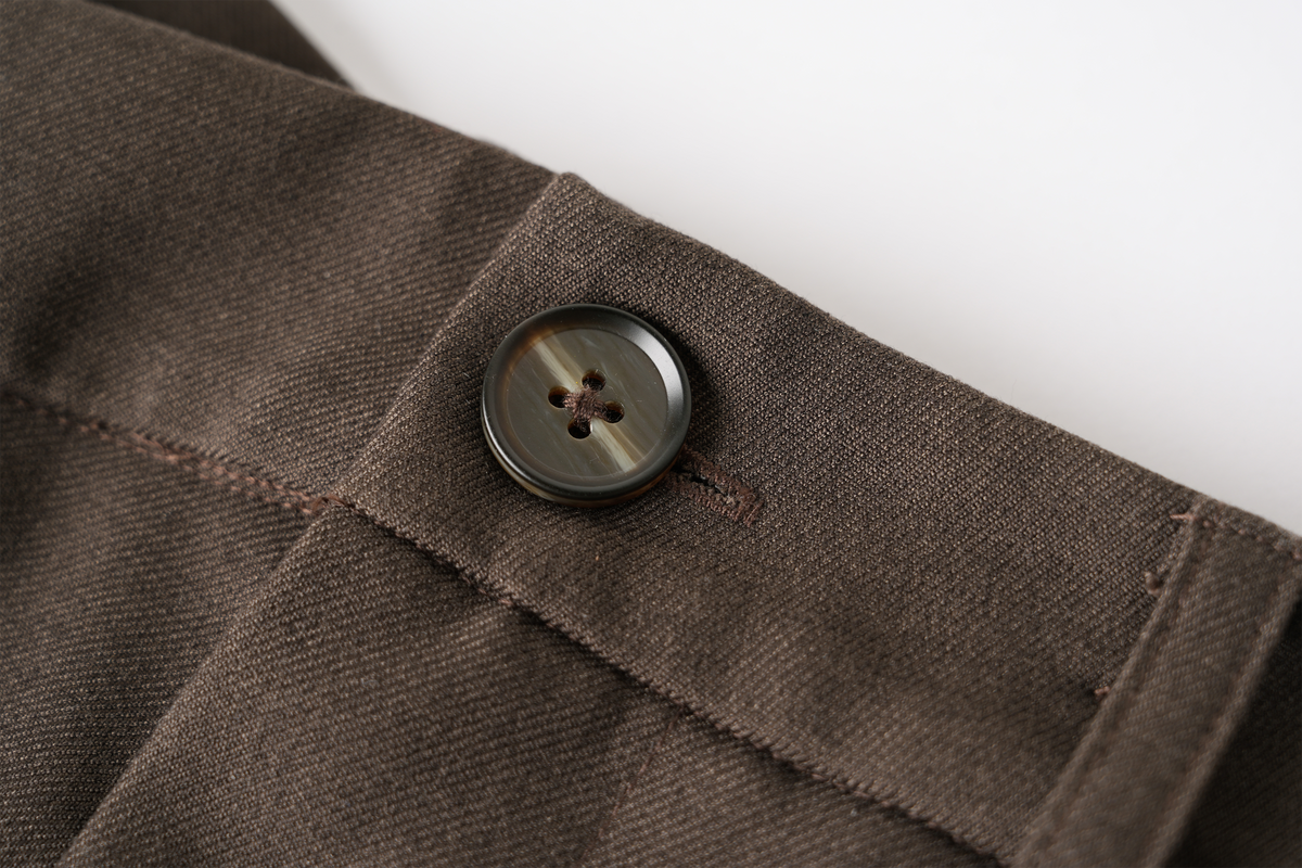 ORGANIC EMOTION Deconstructed Asymmetrical Pleated Trousers