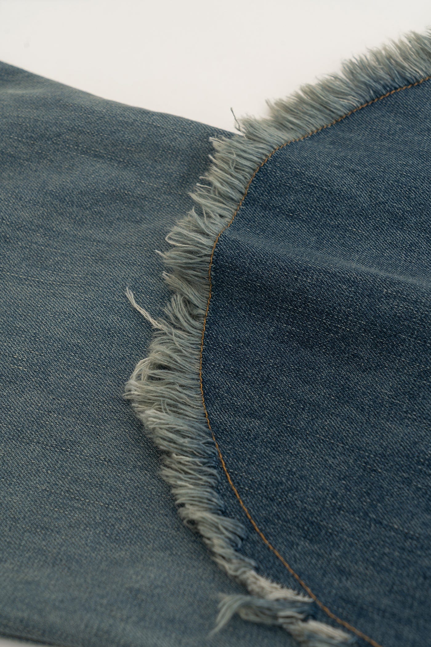 KADAKADA Raw Edge Double Layered Washed Flare Jeans, premium urban and streetwear designers apparel on PROJECTISR.com, KADAKADA
