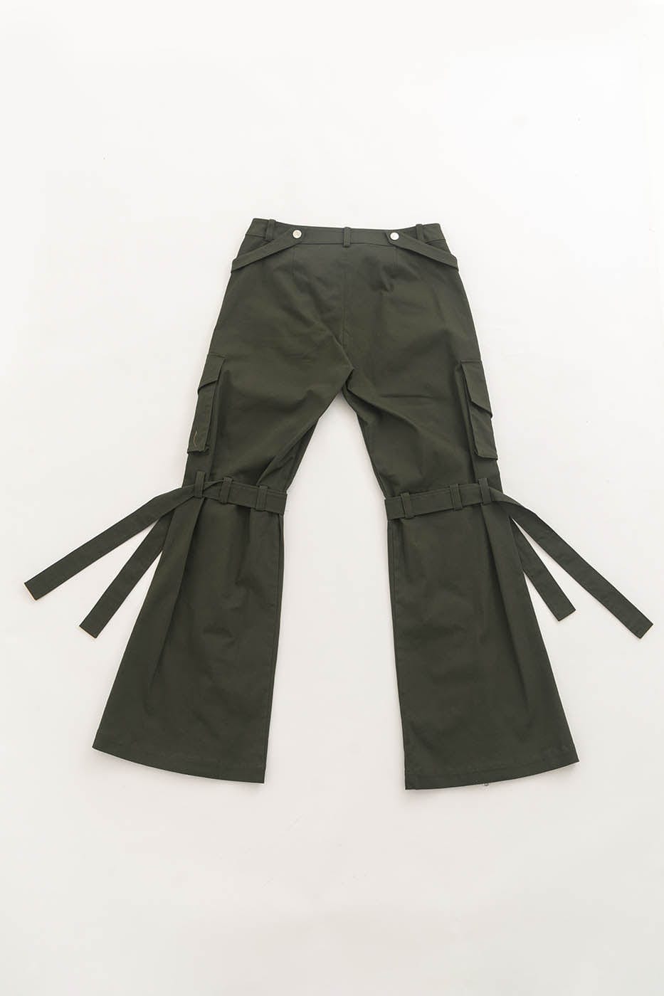 KADAKADA Multi-Pocket Zipper Tie-Up Trousers, premium urban and streetwear designers apparel on PROJECTISR.com, KADAKADA