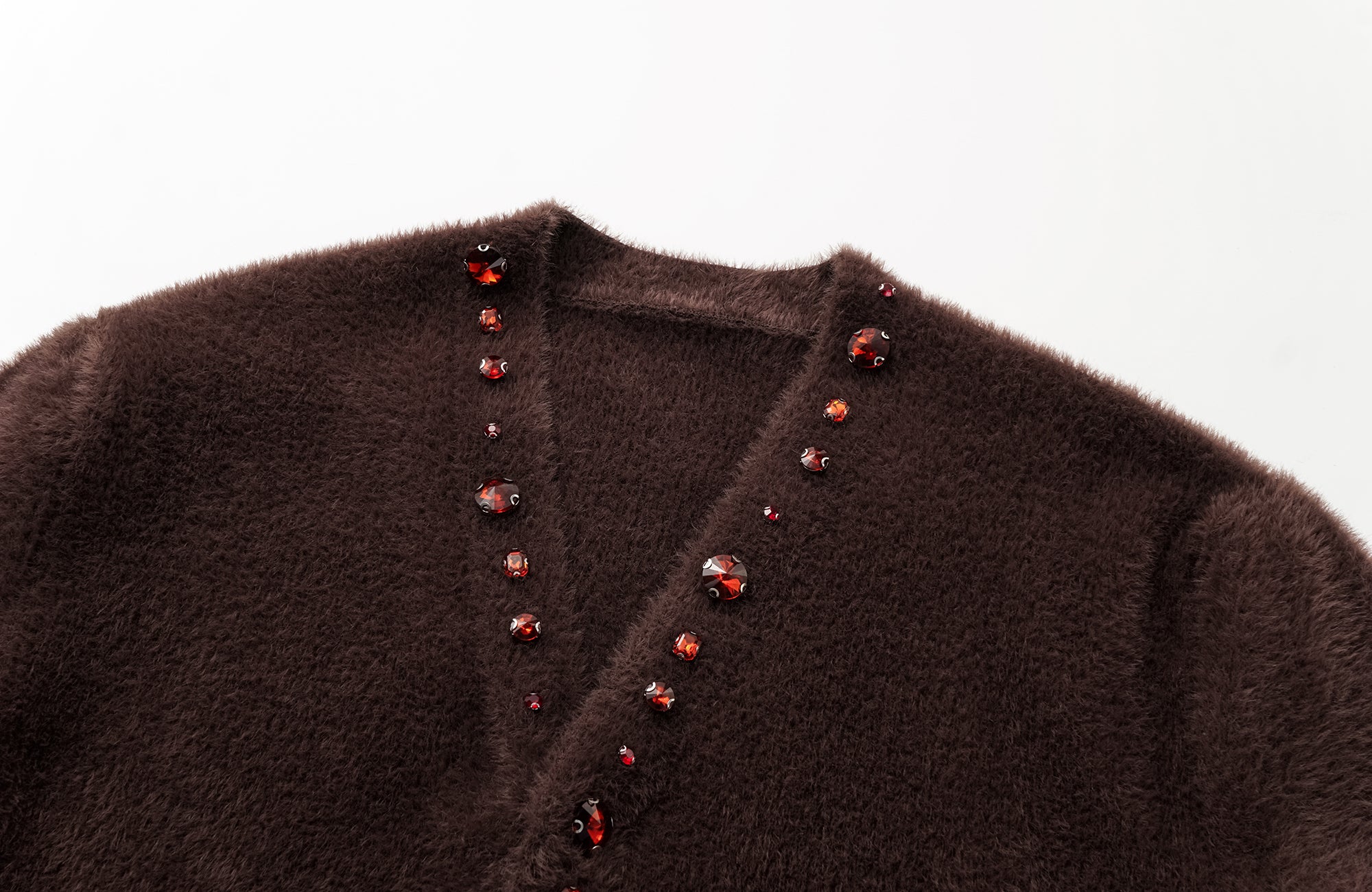 ELETEIZE Gem V-Neck Cardigan Sweater