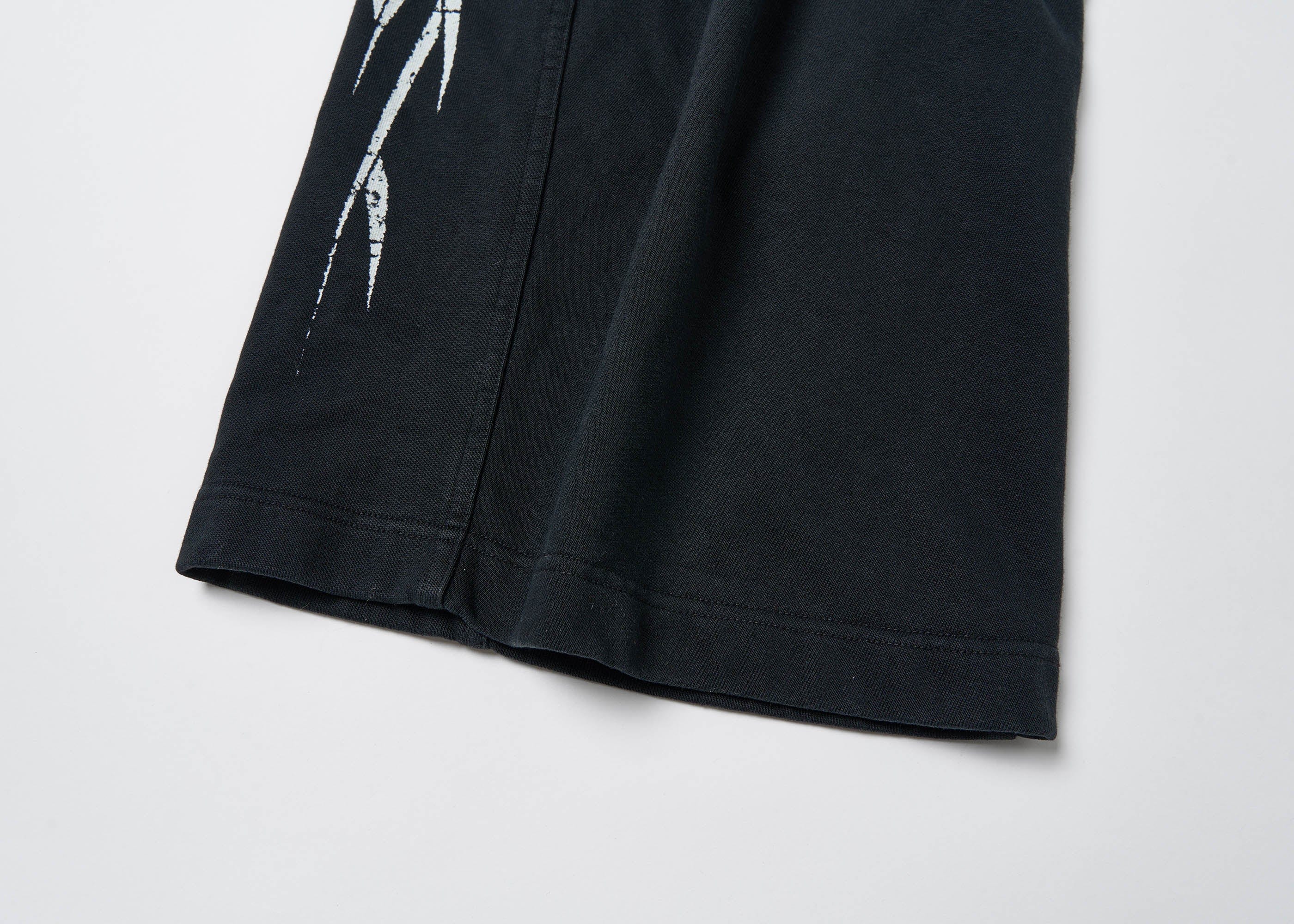 SAVAGEGROWTHWORLD Distressed Pleated Drawstring Baggy Pants