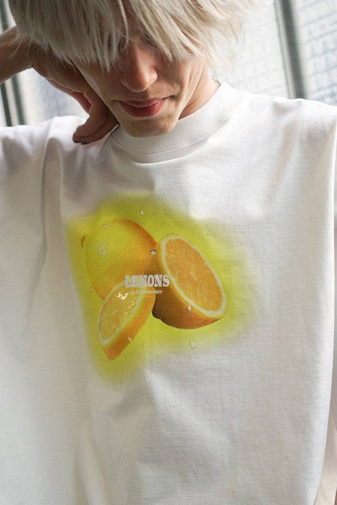 SOURPLUM Lemons Party T-Shirt, premium urban and streetwear designers apparel on PROJECTISR.com, SOURPLUM