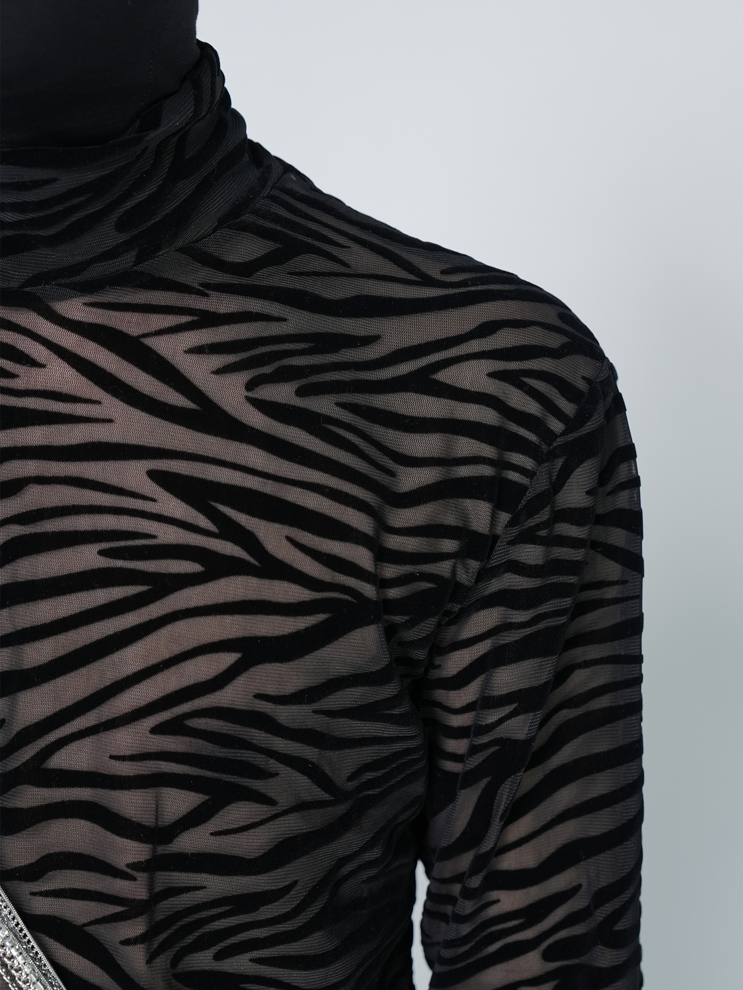 VE2 Faded Camo Sheer Long-Sleeve Tee
