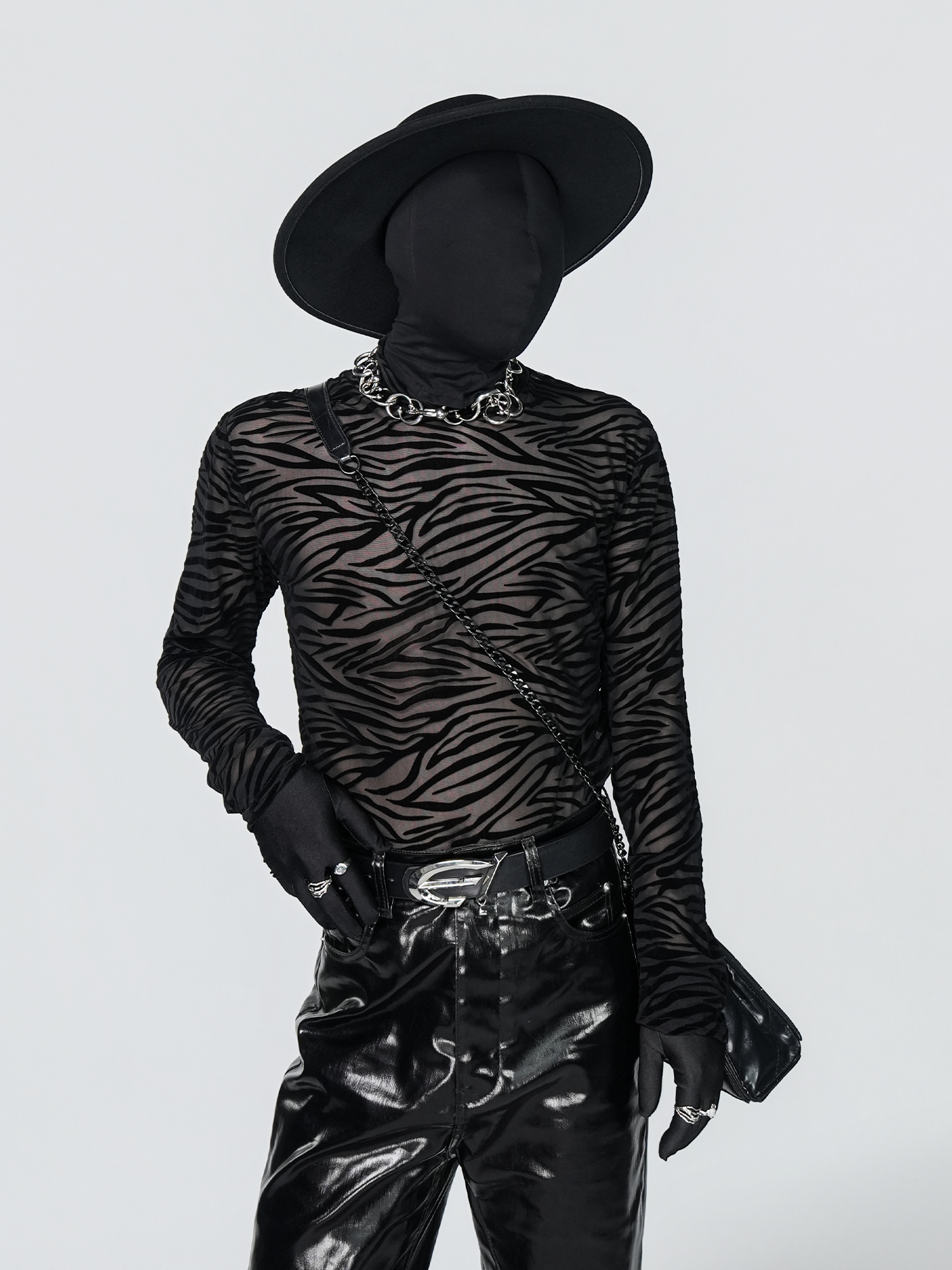 VE2 Faded Camo Sheer Long-Sleeve Tee