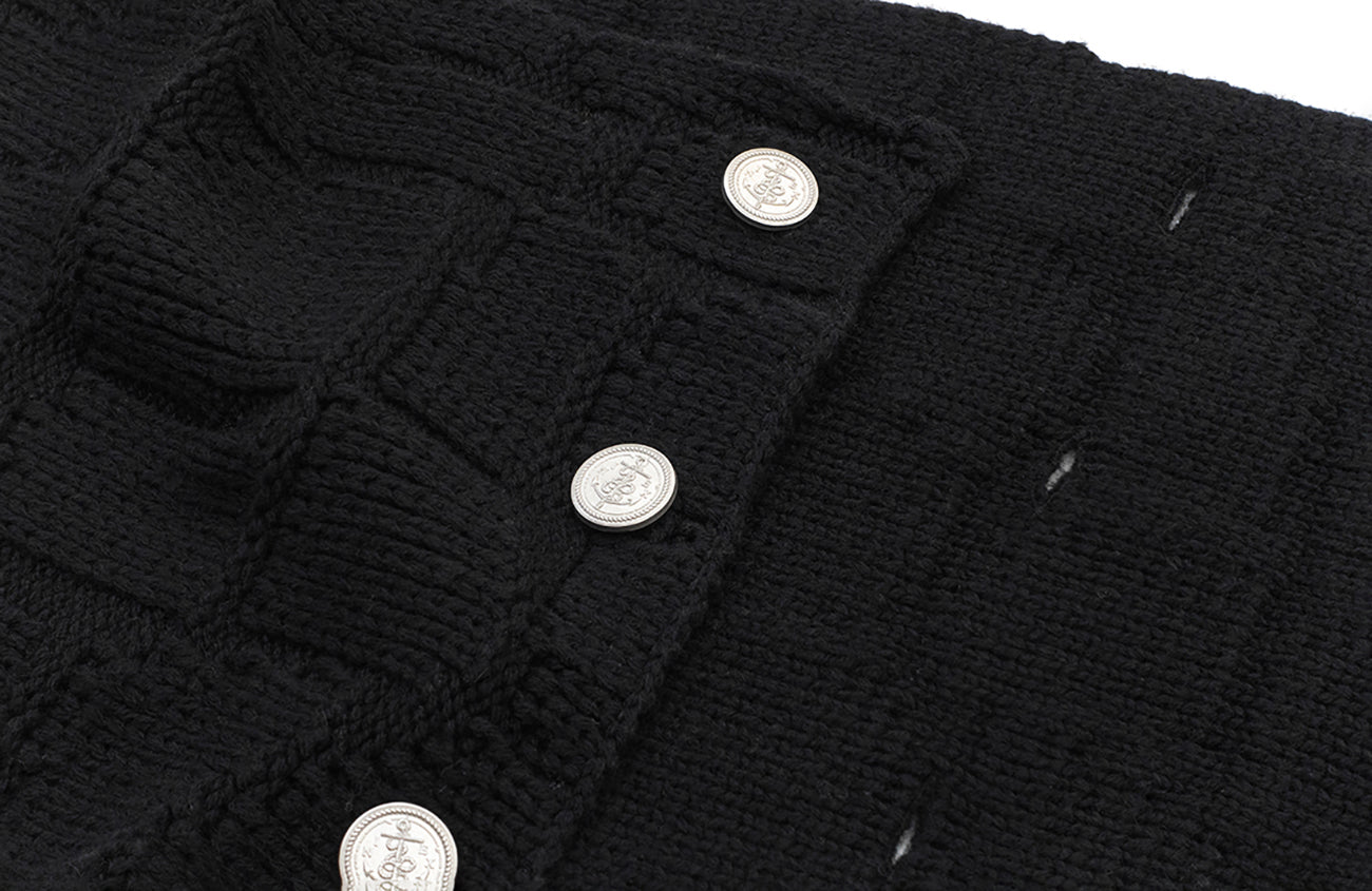 IN EXISTENCE Convertible Coin-Embellished Wool-Blend Scarf, premium urban and streetwear designers apparel on PROJECTISR.com, IN EXISTENCE