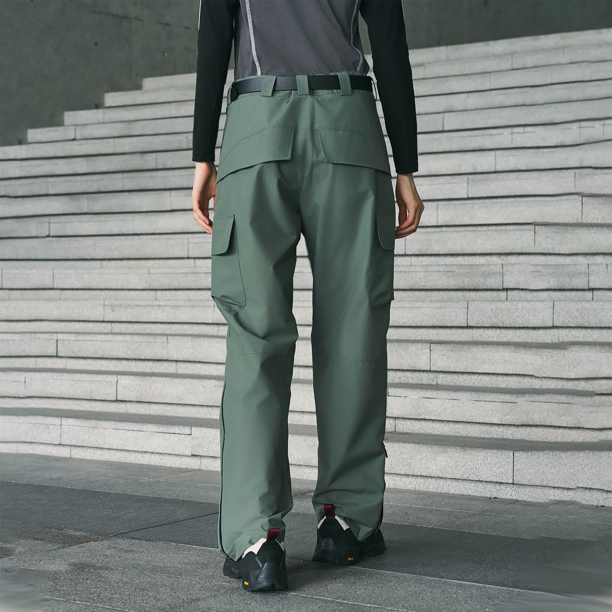 ENSHADOWER Multi-Pocket Waterproof Half-Zip Pants