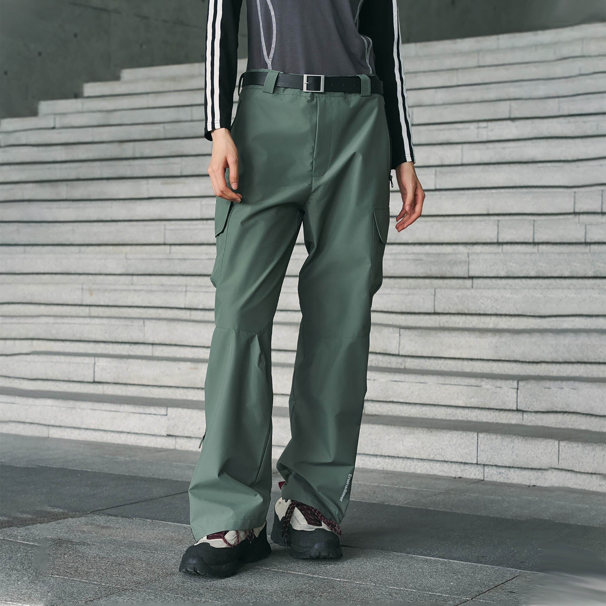 ENSHADOWER Multi-Pocket Waterproof Half-Zip Pants