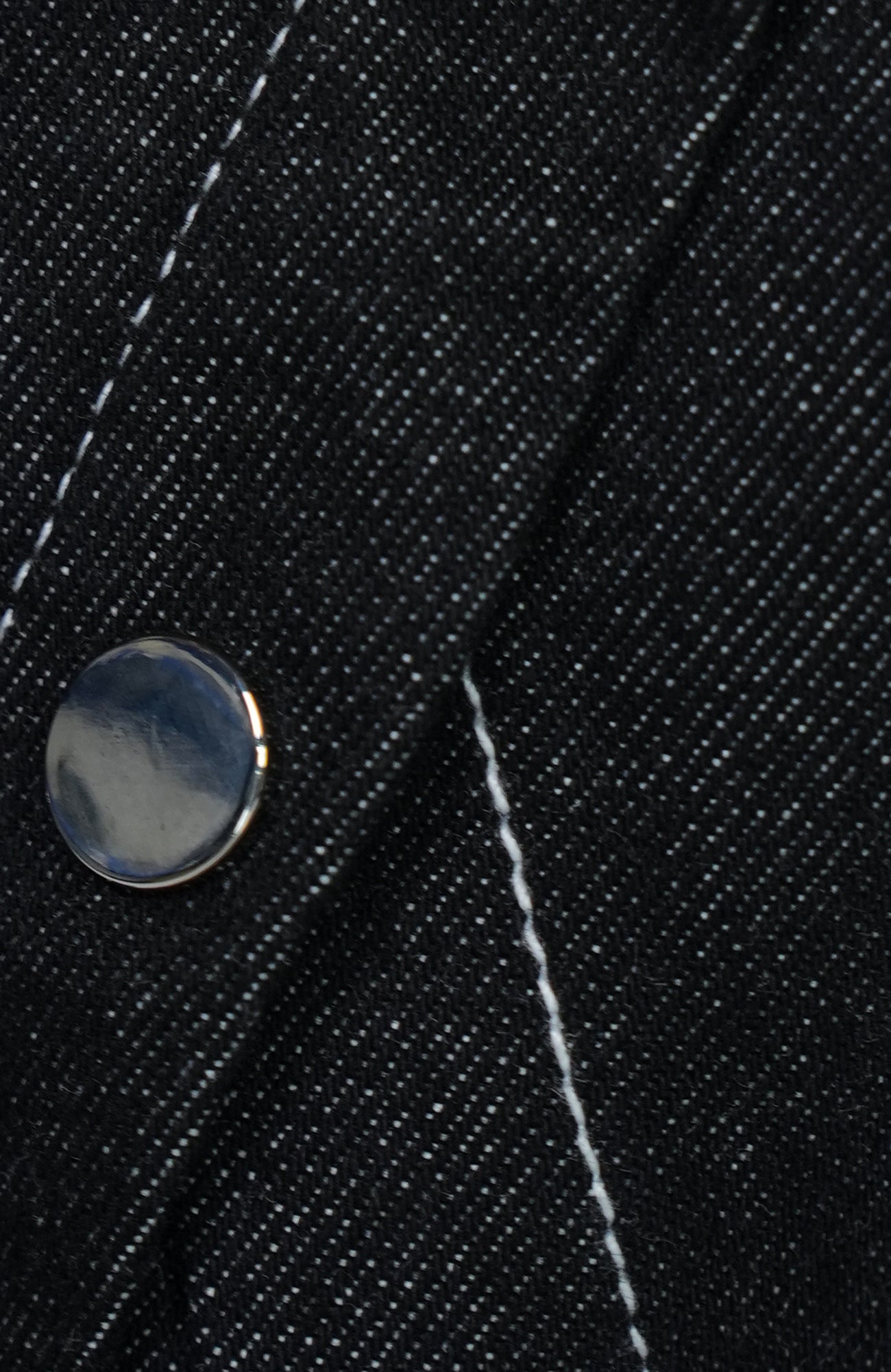 VE2 Raw Denim Button Panel Flared Jeans