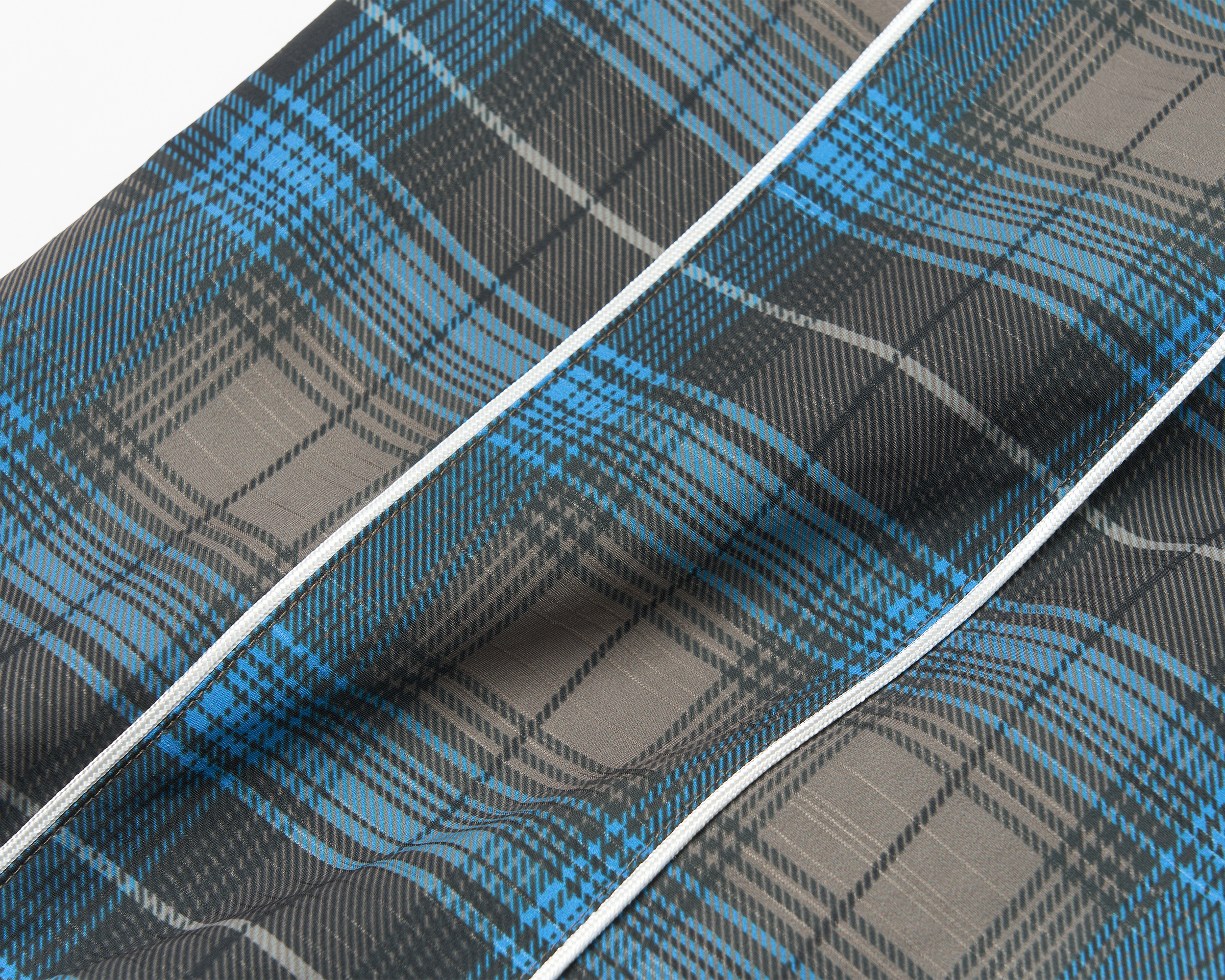 SAVAGEGROWTHWORLD Plaid Double-Waistband Straight-Leg Pants, premium urban and streetwear designers apparel on PROJECTISR.com, SAVAGEGROWTHWORLD