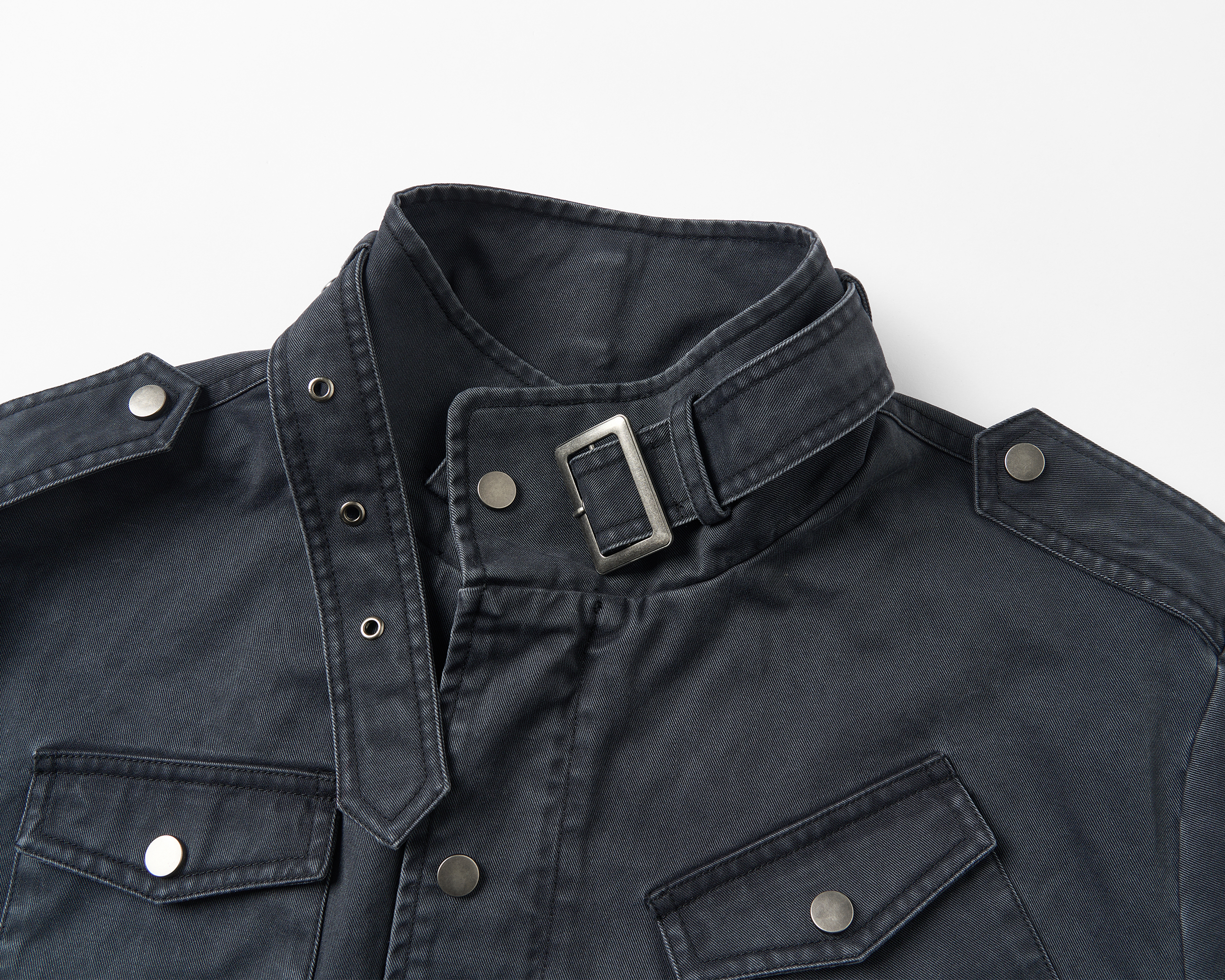 SAVAGEGROWTHWORLD Washed Canvas Multi-Pocket Utility Jacket, premium urban and streetwear designers apparel on PROJECTISR.com, SAVAGEGROWTHWORLD