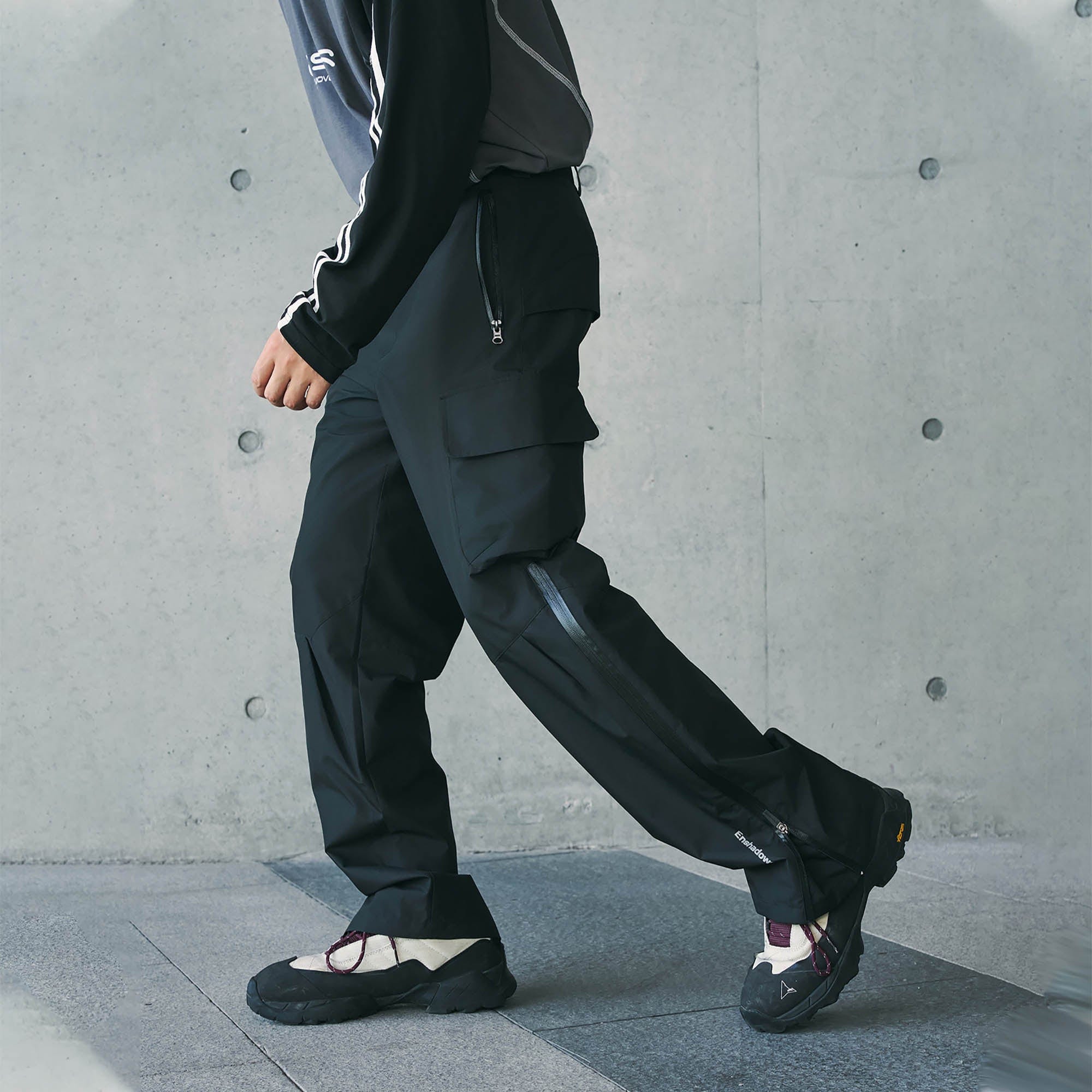 ENSHADOWER Multi-Pocket Waterproof Half-Zip Pants