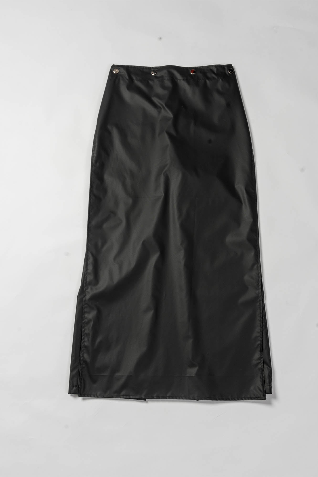 KADAKADA Detachable Cloak Faux Leather Pants