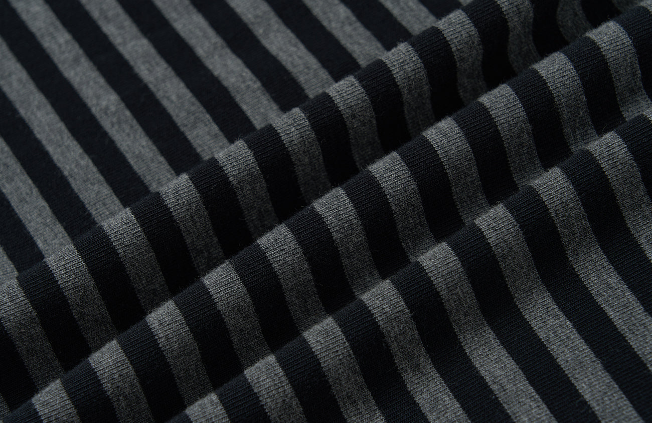 SAVAGEGROWTHWORLD Silver Foil Graphic Stripe T-Shirt