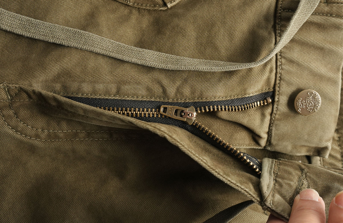 NEIGBORL Retro Washed Multi-Pocket Straight-Leg Cargo Pants