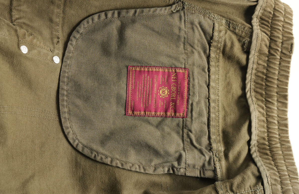 NEIGBORL Retro Washed Multi-Pocket Straight-Leg Cargo Pants