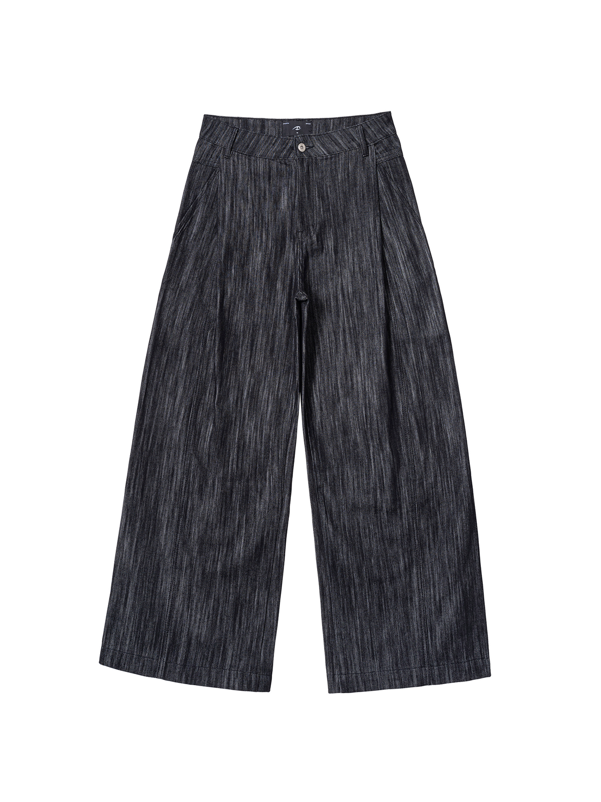 CATSSTAC Vertical Stripe Washed Wide-Leg Jeans