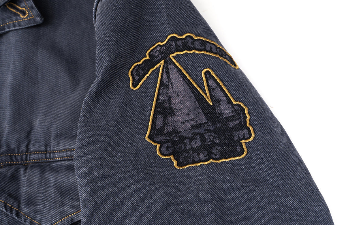 IN EXISTENCE Washed Faded Military Jacket
