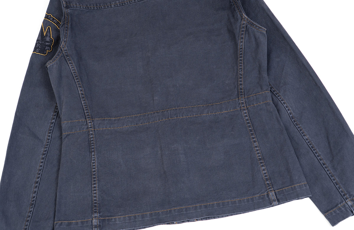 IN EXISTENCE Washed Faded Military Jacket