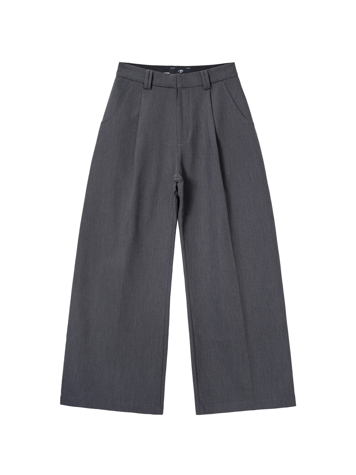 CATSSTAC Classic High-Waist Drape Straight-Leg Trousers