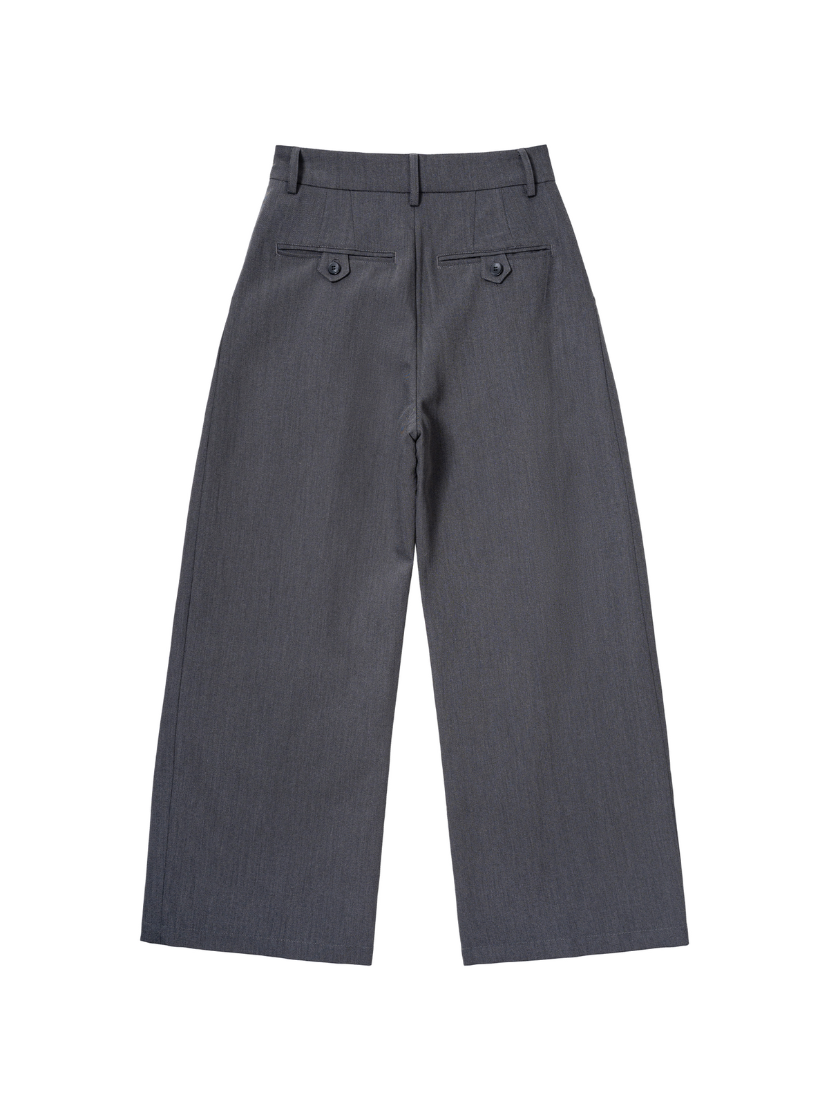 CATSSTAC Classic High-Waist Drape Straight-Leg Trousers
