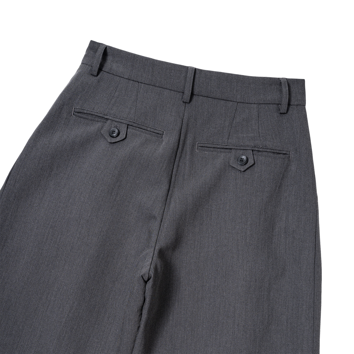 CATSSTAC Classic High-Waist Drape Straight-Leg Trousers
