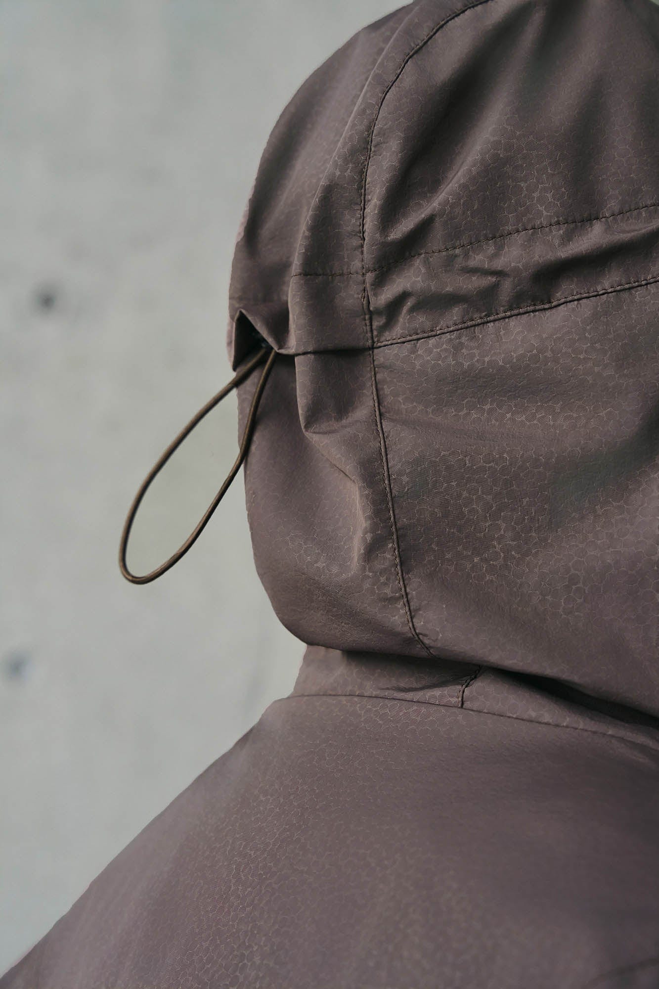 ENSHADOWER Deconstructed Drawstring Zip-Up Windbreaker