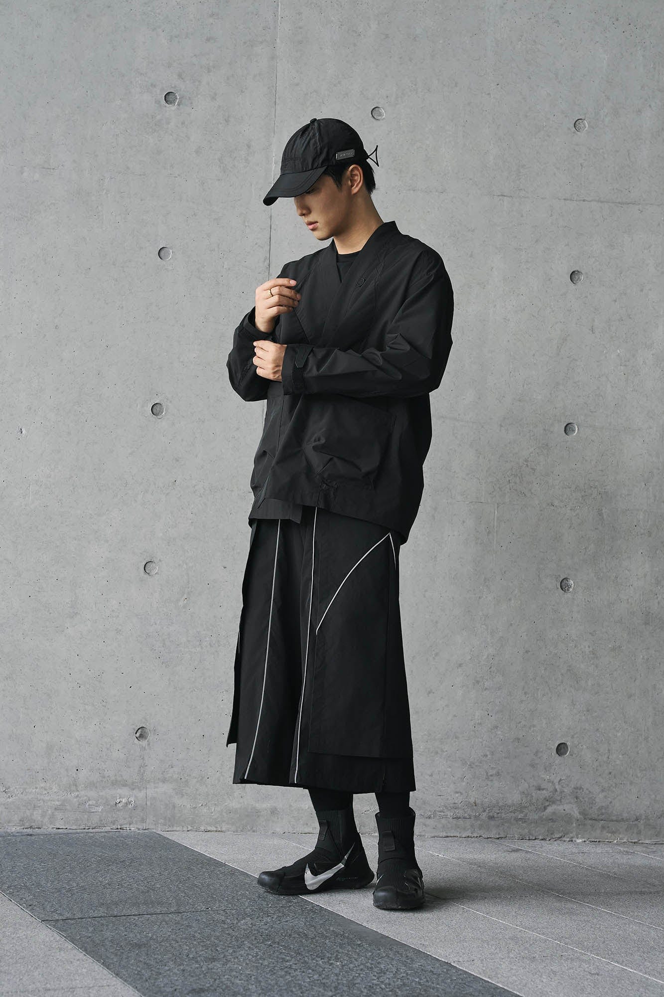 ENSHADOWER Deconstructed Tactical Taoist Robe, premium urban and streetwear designers apparel on PROJECTISR.com, ENSHADOWER