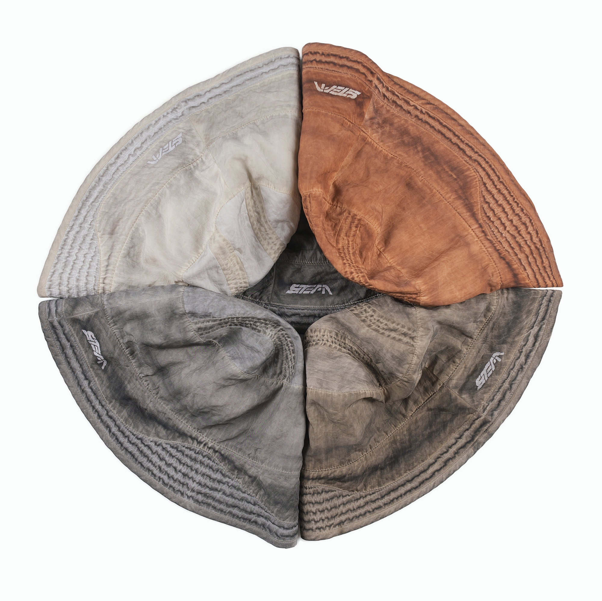 STEAM Washed Distressed Bucket Hat