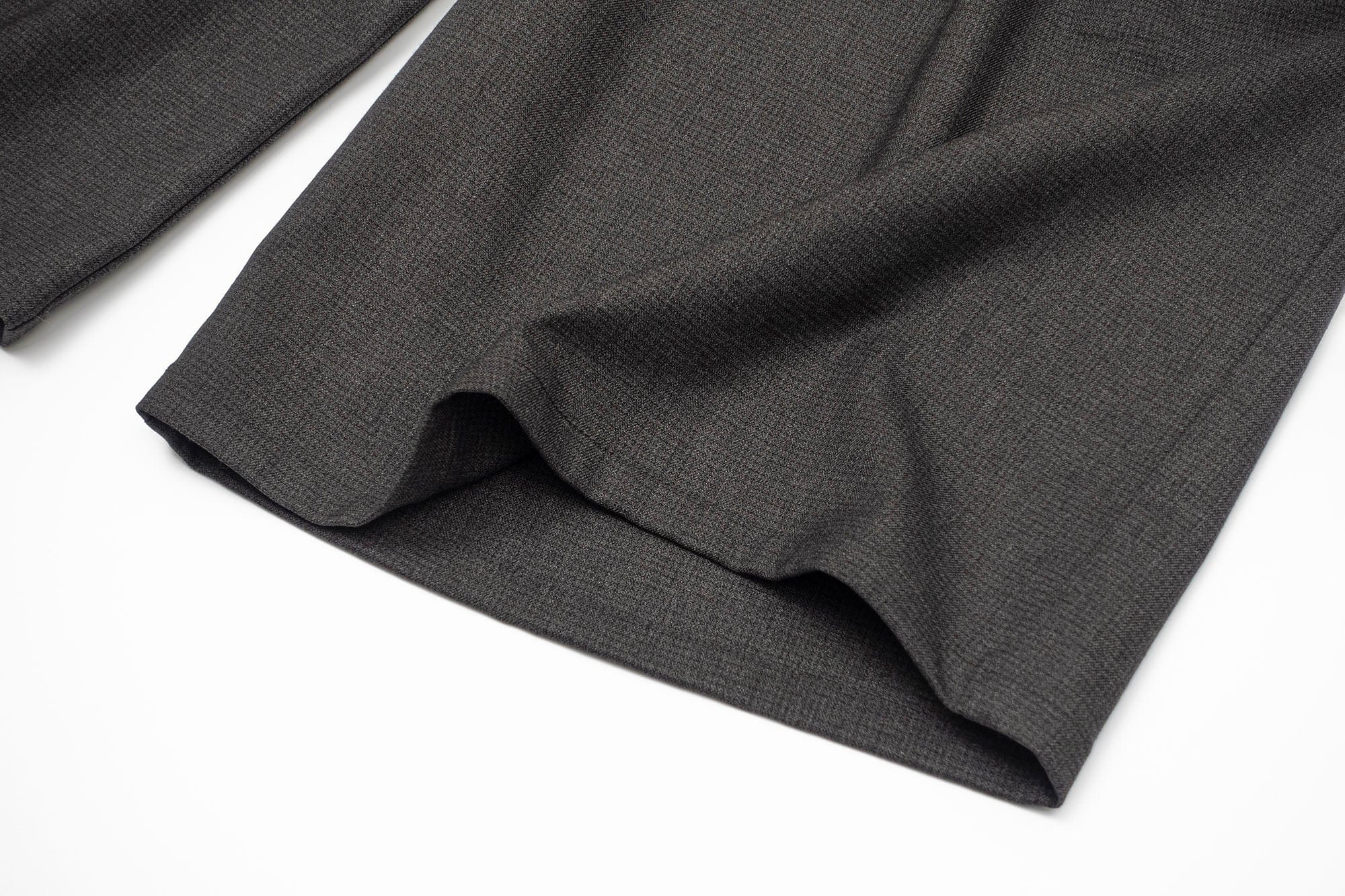 IN EXISTENCE Double-Pleated Mini Check Wide-Leg Shorts, premium urban and streetwear designers apparel on PROJECTISR.com, IN EXISTENCE