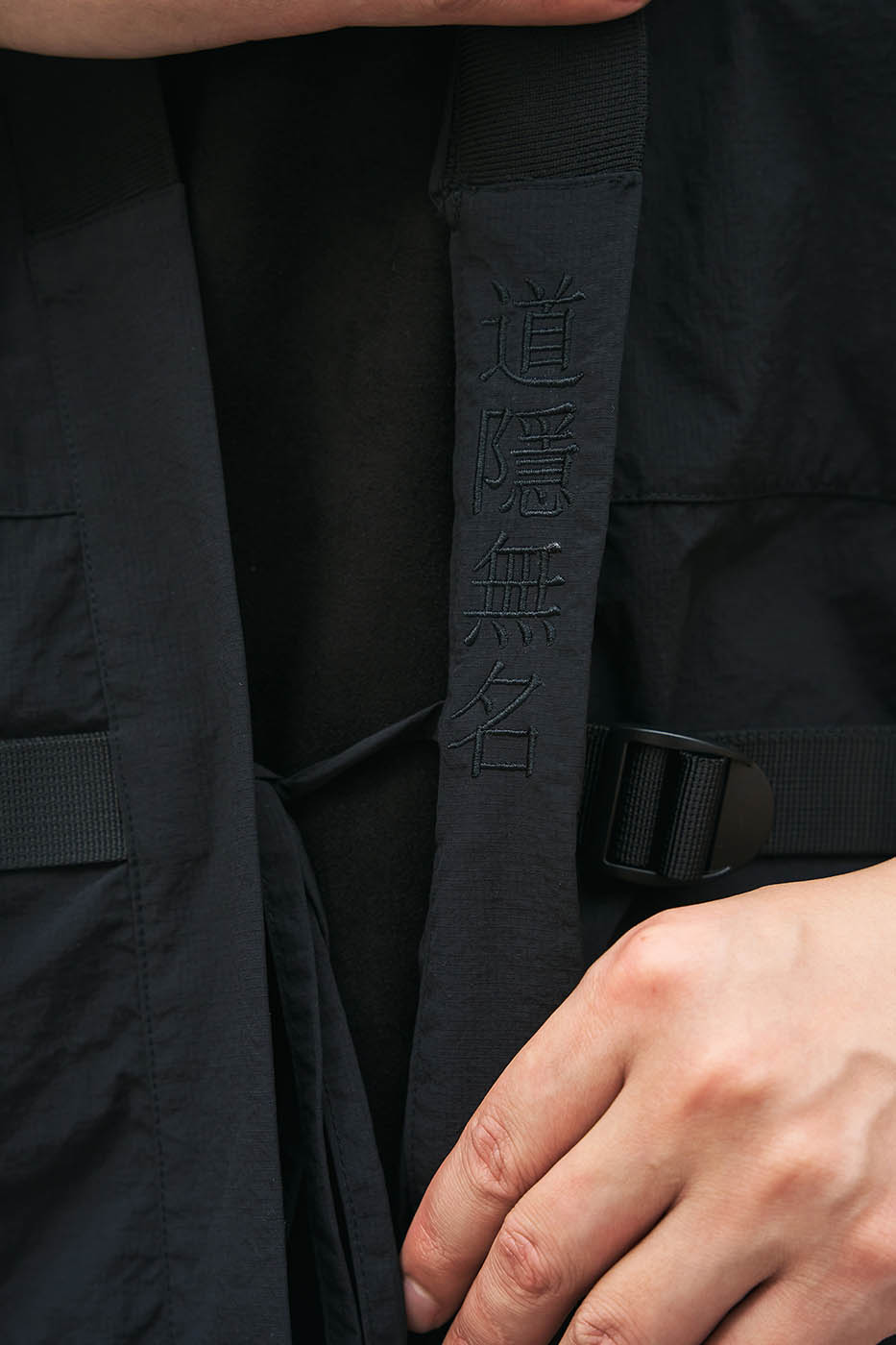 ENSHADOWER Modern Tactical Half-Sleeve Taoist Robe, premium urban and streetwear designers apparel on PROJECTISR.com, ENSHADOWER