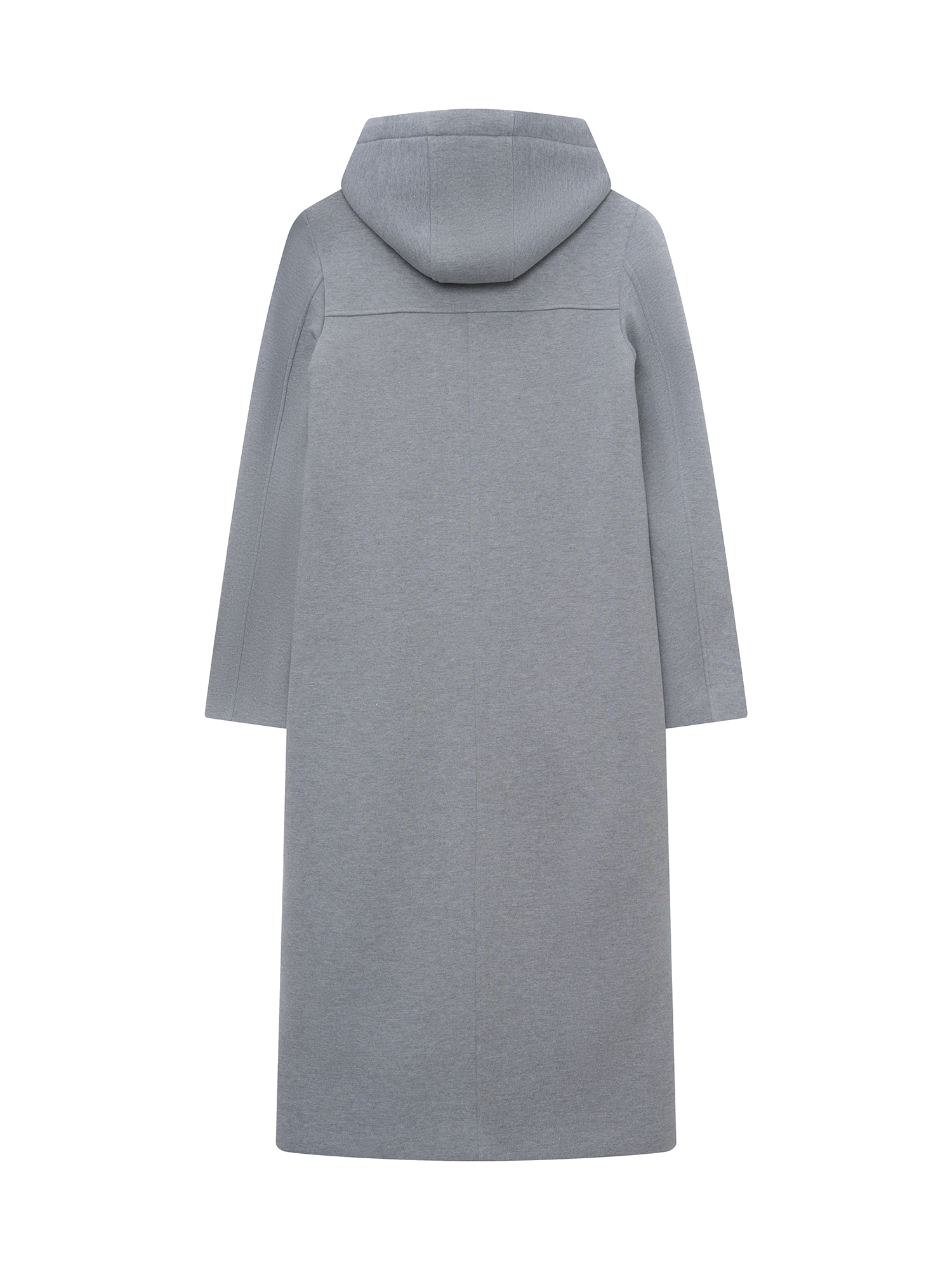 OUYANG WENJUN Sherpa-Lined Hooded Maxi Coat