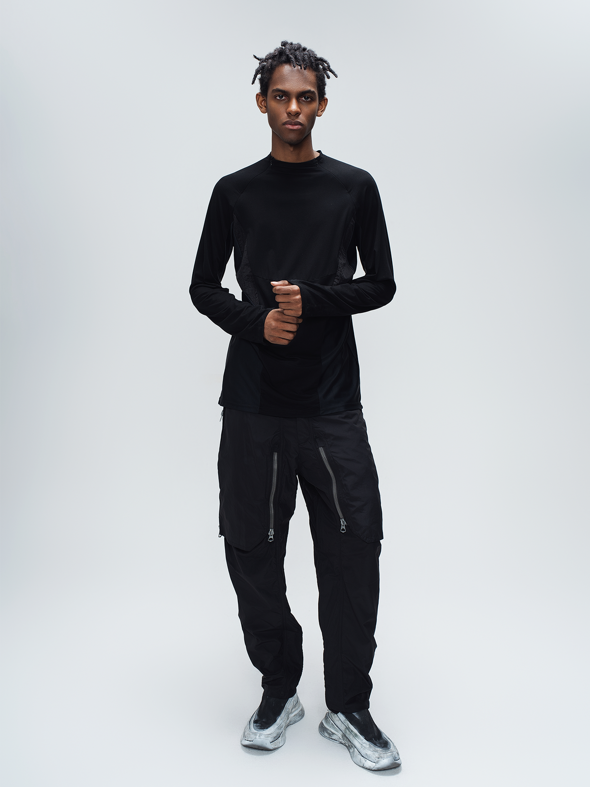 STEAM Paneled Quick-Dry Outdoor Long-Sleeve Tee