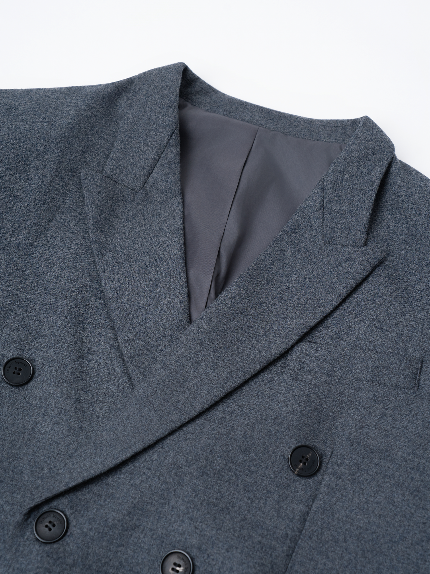 OUYANG WENJUN Double-Breasted Wool-Blend Blazer