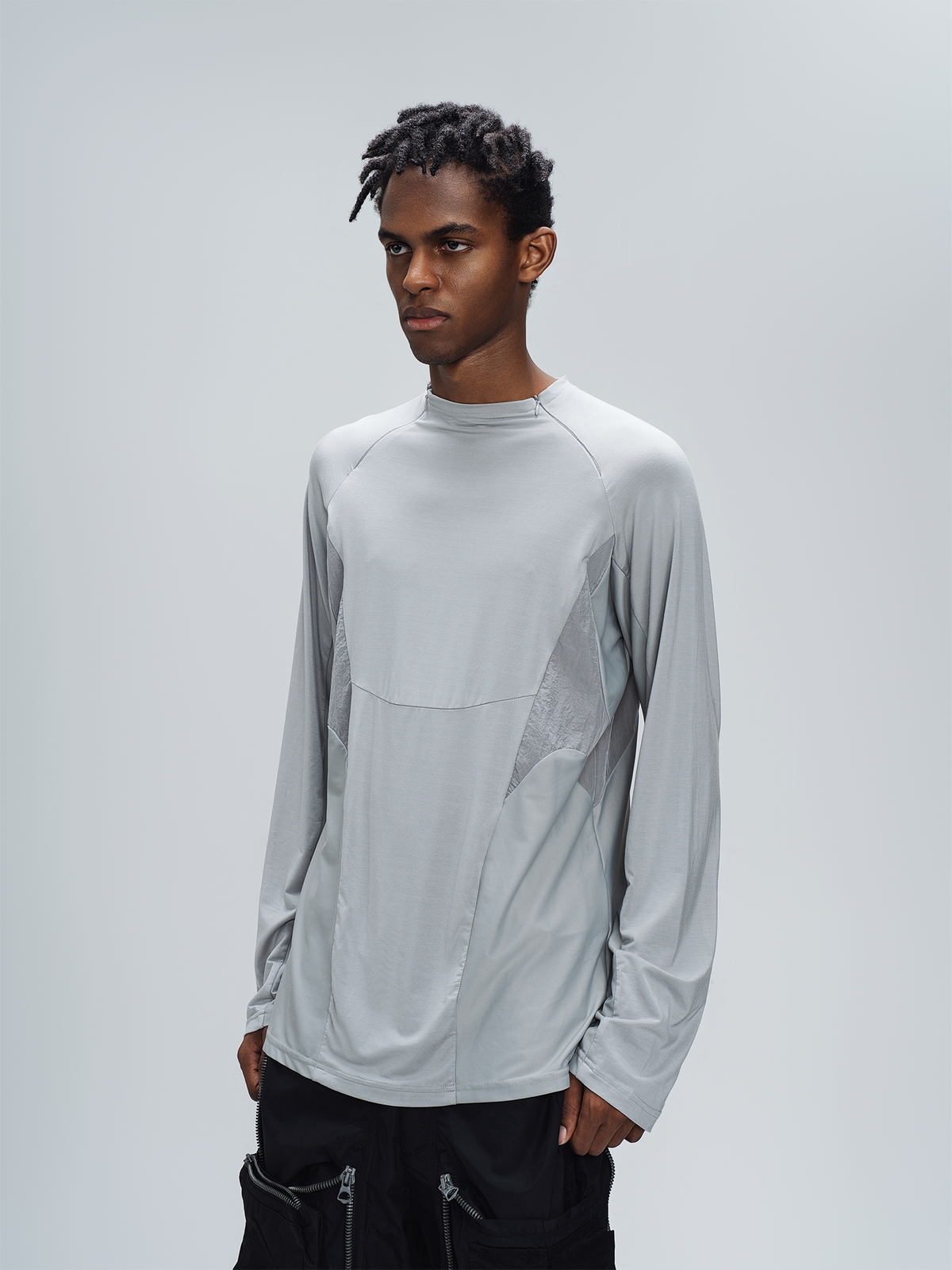 STEAM Paneled Quick-Dry Outdoor Long-Sleeve Tee