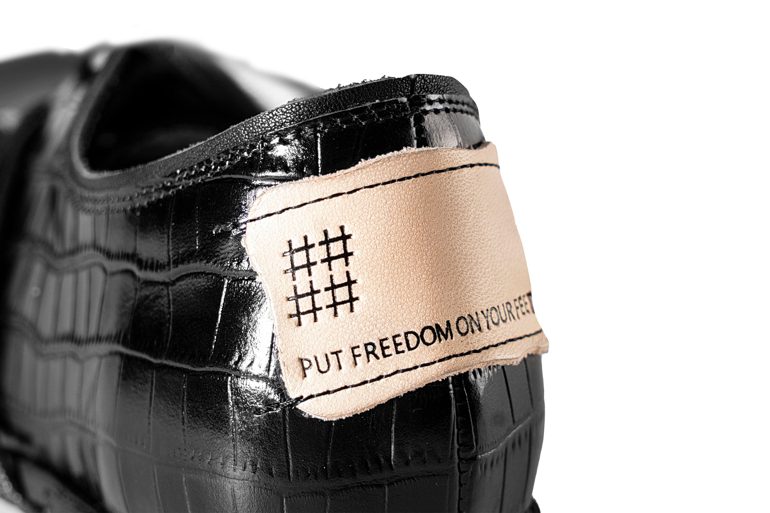 REWRITE Croc-Embossed Strap Loafers, premium urban and streetwear designers apparel on PROJECTISR.com, REWRITE