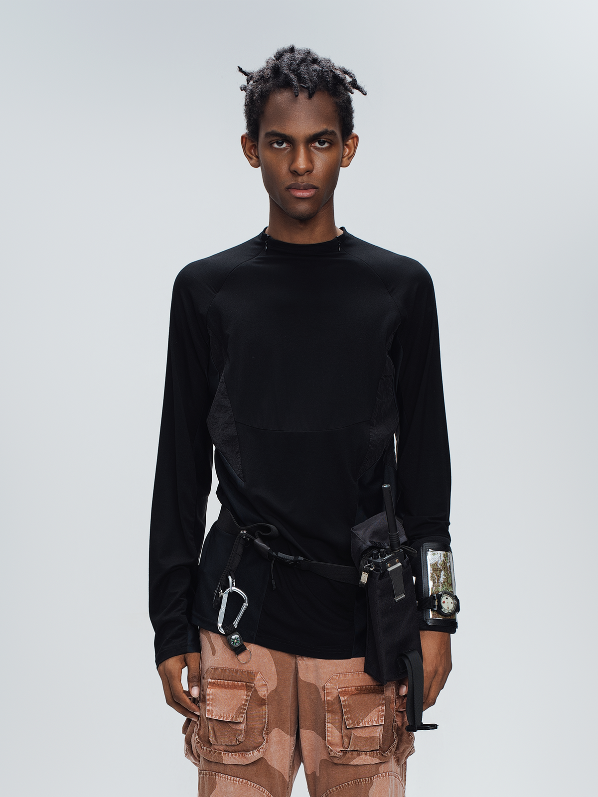 STEAM Paneled Quick-Dry Outdoor Long-Sleeve Tee