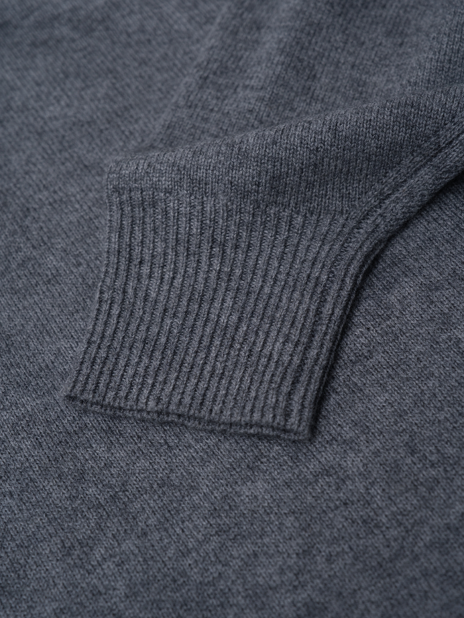 OUYANG WENJUN Essential Wool-Blend Polo Sweater