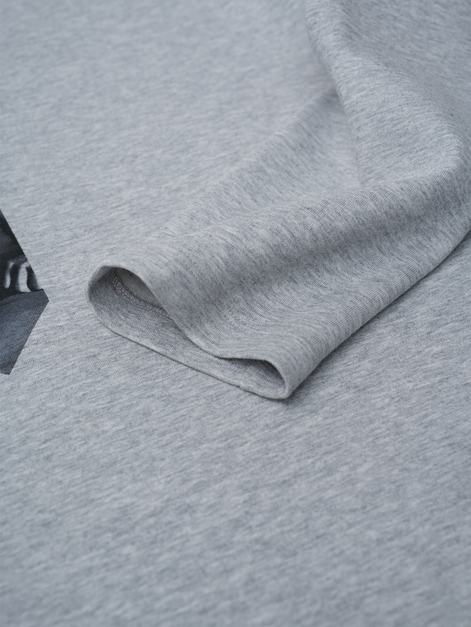 OUYANG WENJUN Tie-Graphic Turtleneck Long-Sleeve Tee