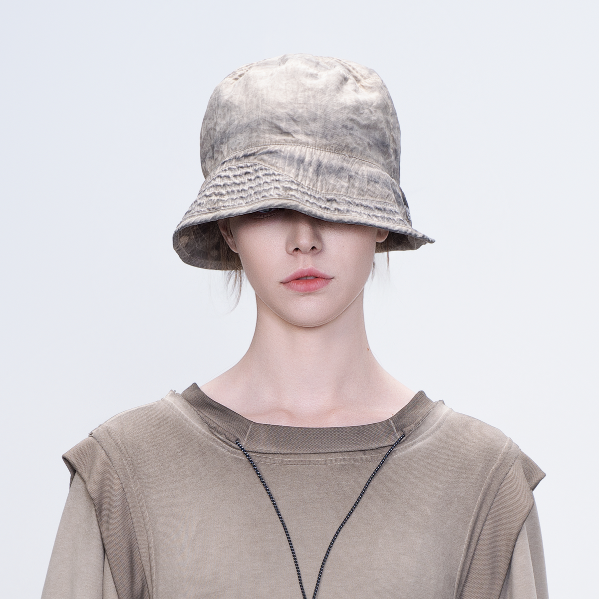 STEAM Washed Distressed Bucket Hat